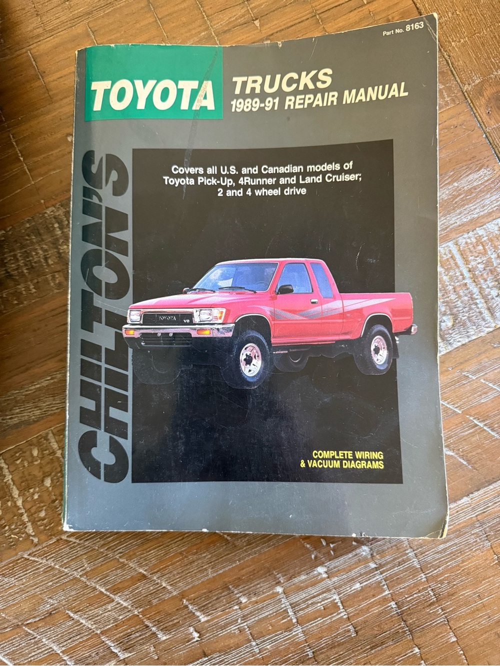 Toyota Trucks 1989-91 Repair Manual - Book